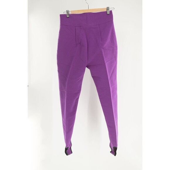 Obermeyer Women's Wool blend stirrup ski pants Purple | 12 (fits like an 8) - Picture 3 of 7